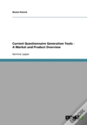Capa do artigo Current Questionnaire Generation Tools - A Market And Product Overview