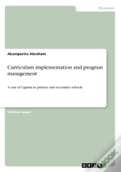 Capa do artigo Curriculum Implementation And Program Management