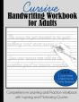 Cursive Handwriting Workbook For Adults - Preview