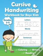Cursive Handwriting Workbook For Boys Kids