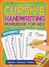 Cursive Handwriting Workbook For Kids Be