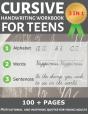 Cursive Handwriting Workbook For Teens - Preview