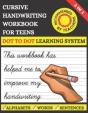 Cursive Handwriting Workbook For Teens - Preview