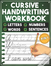 Capa do artigo Cursive Handwriting Workbook Letters Numbers Words  Sentences