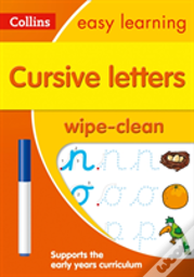 Cursive Letters Age 3-5 Wipe Clean Activity Book