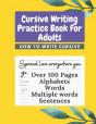 Cursive Writing Practice Book For Adults How To Write Cursive - Preview