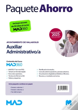 Capa do artigo Curso Mad360 Auxiliar Administrativo;A + Libros Papel