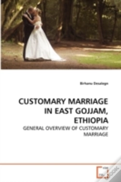 Capa do artigo Customary Marriage In East Gojjam, Ethio