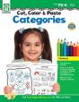 Cut, Color & Paste Categories, Grades Pk - K - Preview