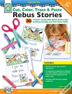 Capa do artigo Cut, Color, Trace & Paste Rebus Stories, Ages 5 - 8