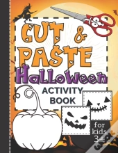 Cut & Paste Halloween Activity Book For Kids 3+