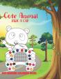 Cute Animal Ride A Car Dot Marker Coloring Book - Preview