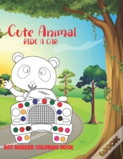 Capa do artigo Cute Animal Ride A Car Dot Marker Coloring Book