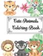 Cute Animals Coloring Book - Preview