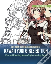 Cute Anime Coloring Book For Adults