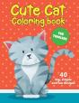 Cute Cat Coloring Book For Toddlers - Preview