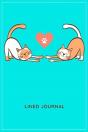 Cute Cat Lined Journal: 120 Lined Page C - Preview