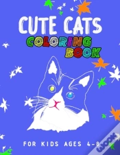 Capa do artigo Cute Cats Coloring Book For Kids Ages 4-8