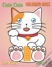 Capa do artigo Cute Cats Coloring Book For Kids Ages 4-8