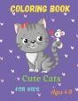 Cute Cats Coloring Book For Kids Ages 4-8 - Preview