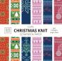 Cute Christmas Knit Scrapbook Paper - Preview