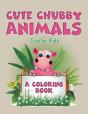 Cute Chubby Animals (A Coloring Book) - Preview