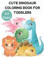 Cute Dinosaur Coloring Book For Toddlers 2-4 Years - Preview