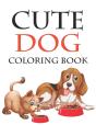 Cute Dog Coloring Book - Preview