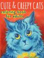 Cute & Creepy Cats Coloring Book For Adults - Preview