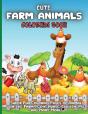 Cute Farm Animals Coloring Book - Preview