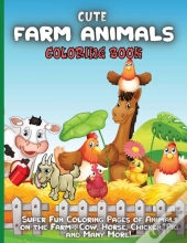 Cute Farm Animals Coloring Book