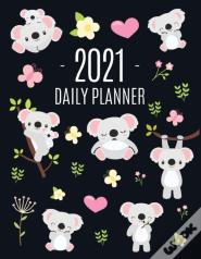Cute Grey Koala Planner 2021