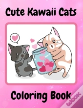 Cute Kawaii Cats Coloring Book