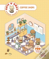 Cute 'N' Cozy Sticker Therapy: Coffee Shops