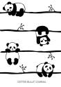 Cute Pandas - Dotted Bullet Journal - Preview