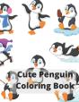 Cute Penguin Coloring Book - Preview