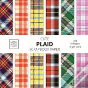 Cute Plaid Scrapbook Paper