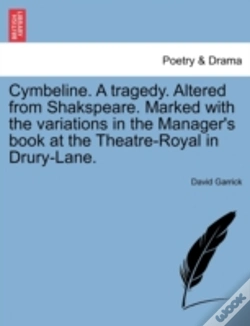 Capa do artigo Cymbeline. A Tragedy. Altered From Shaks