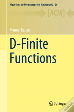 Capa do artigo D-Finite Functions