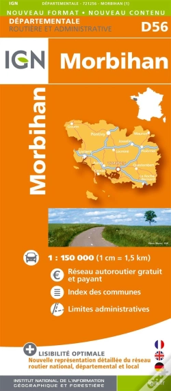 Capa do artigo D56 Morbihan  1/150.000