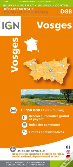 Capa do artigo D88 Vosges  1/150.000
