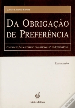 Capa do artigo Da Obrigação de Preferência