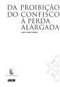 Da Proibição Do Confisco À Perda Alargada - Preview