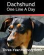 Dachshund - One Line A Day: A Three-Year - Preview