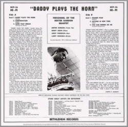 Capa do artigo Daddy Plays the Horn - Vinil