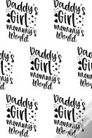 Daddy'S Girl, Mommy'S World Composition Notebook - Small Ruled Notebook - 6x9 Lined Notebook (Softcover Journal / Notebook / Diary)