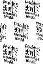 Daddy'S Girl, Mommy'S World Composition Notebook - Small Ruled Notebook - 6x9 Lined Notebook (Softcover Journal / Notebook / Diary) - Preview