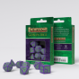 Dice - Pathfinder Goblin Purple & green Dice Set (7) - Preview