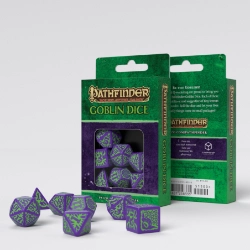 Capa do artigo Dice - Pathfinder Goblin Purple & green Dice Set (7)