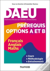 Capa do artigo Daeu : Pré-Requis Options A Et B ; Français, Anglais, Maths